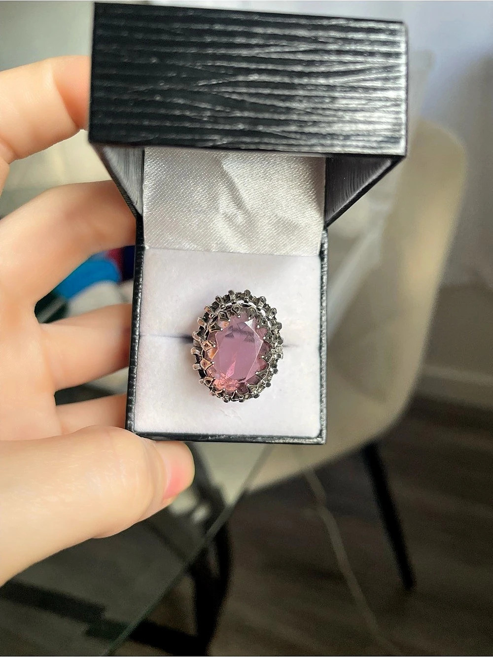 Vintage Sarah Coventry Granada Cocktail Ring SZ 6